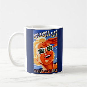 Atlantic City via Pennsylvania Railroad Coffee Mug