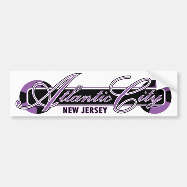 Atlantic City Wheels Bumper Sticker (Front)