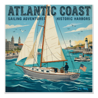 Atlantic Coast Life Poster