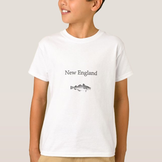 Atlantic Cod Line Art T-Shirt (Front)