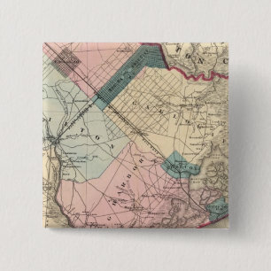 Atlantic County, NJ 15 Cm Square Badge
