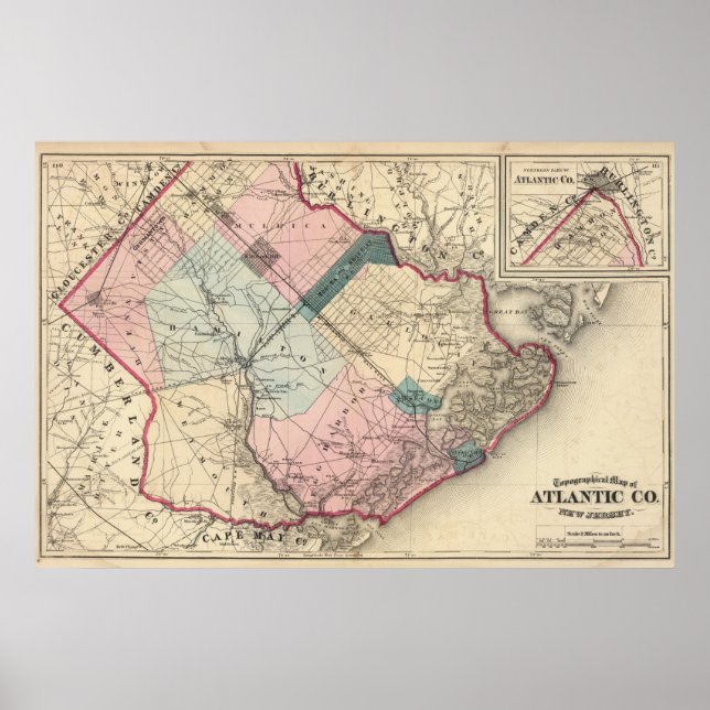 Atlantic County, NJ Poster (Front)