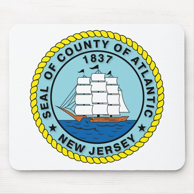 Atlantic County seal Mouse Pad (Front)