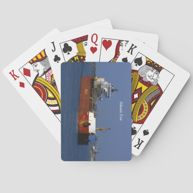 Atlantic Erie playing cards (Back)