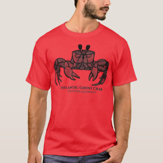 Atlantic Ghost Crab with Names animal design on li T-Shirt