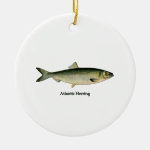 Atlantic Herring Ceramic Ornament