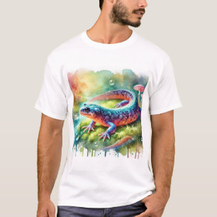 Atlantic Newt 230824AREF102 - Watercolor T-Shirt