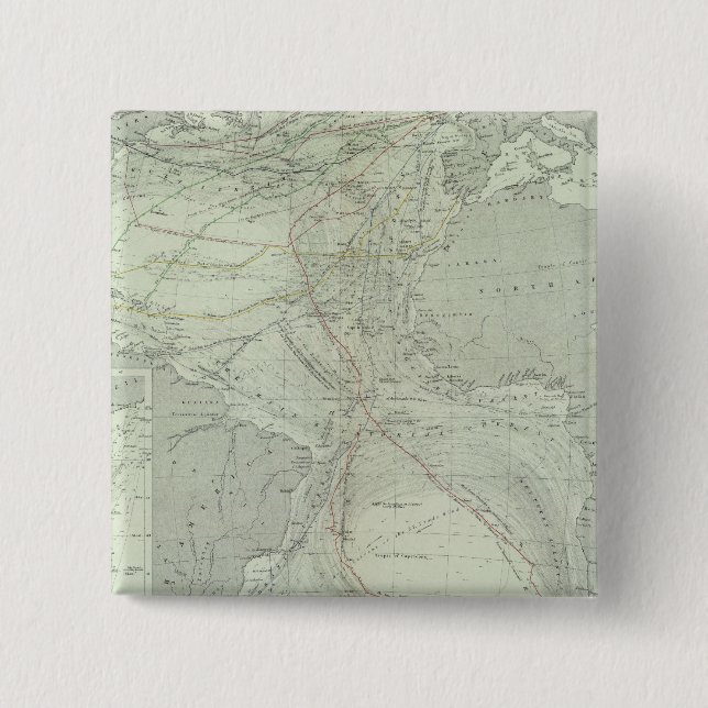 Atlantic Ocean 2 15 Cm Square Badge (Front)