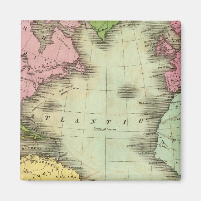 Atlantic Ocean 4 Magnet (Front)