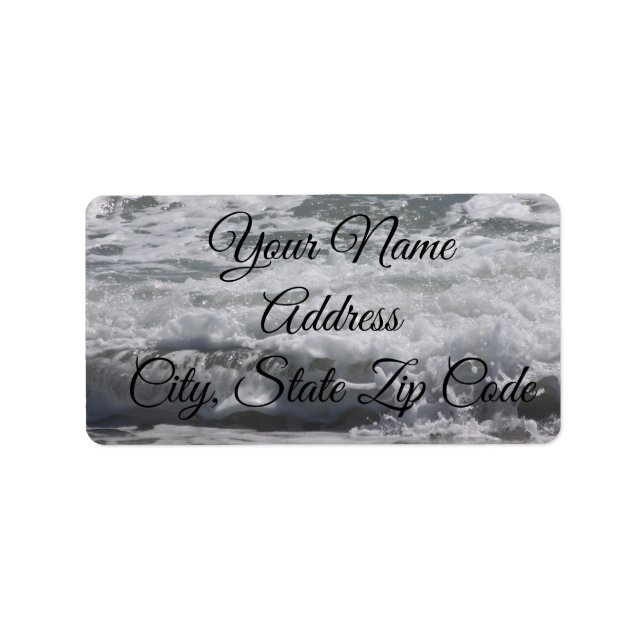 Atlantic Ocean Address Labels (Front)