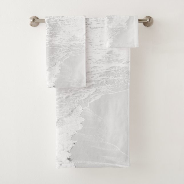 Atlantic Ocean Bliss #4 #wall #art  Bath Towel Set (Insitu)