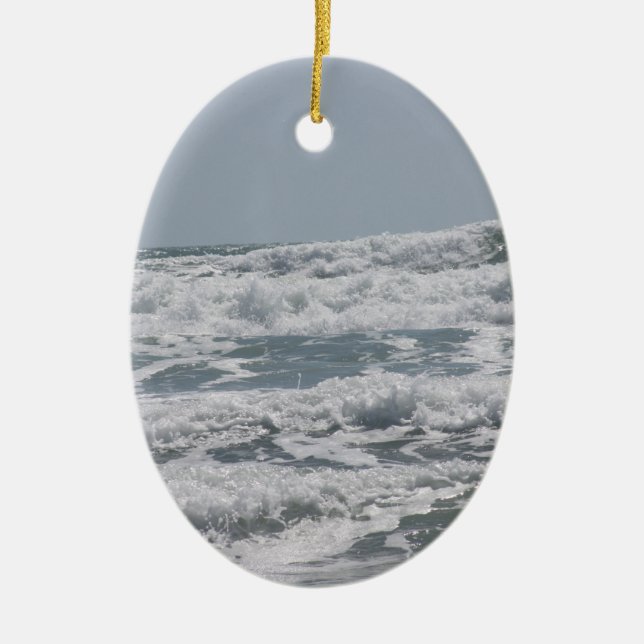 Atlantic Ocean Ceramic Ornament (Front)