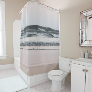 Atlantic Ocean Dream Waves #5 #water #decor #art Shower Curtain