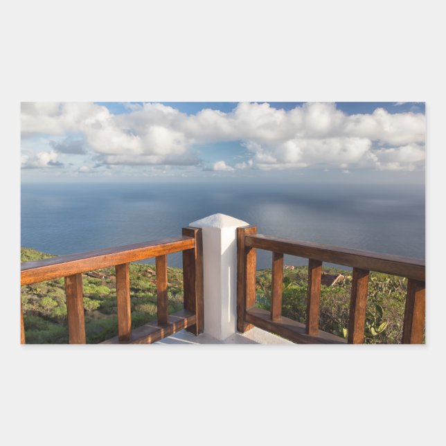 Atlantic Ocean Rectangular Sticker (Front)