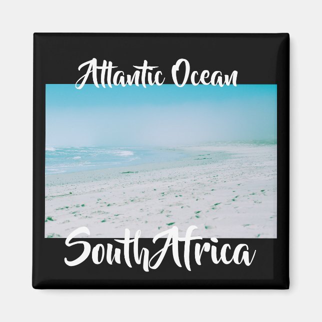 Atlantic Ocean South Africa Beach View Magnet (Front)