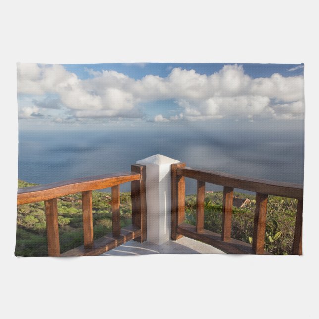Atlantic Ocean Tea Towel (Horizontal)