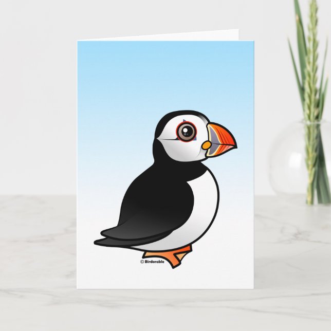 Atlantic Puffin Card (Front)