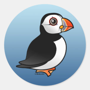 Atlantic Puffin Classic Round Sticker
