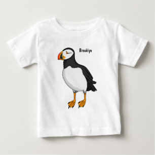 Atlantic puffin illustration baby T-Shirt