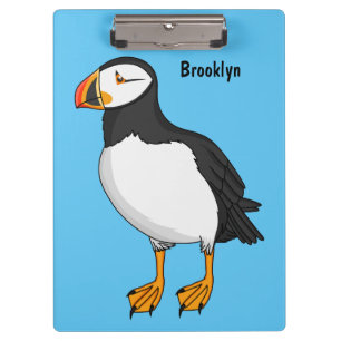 Atlantic puffin illustration  clipboard