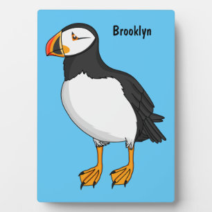Atlantic puffin illustration  plaque