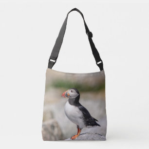 Atlantic Puffin in Machias, Maine Crossbody Bag