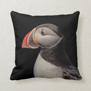 Atlantic Puffin in Machias, Maine Cushion