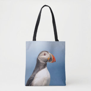 Atlantic Puffin in Machias, Maine Tote Bag
