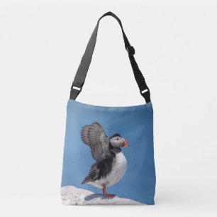 Atlantic Puffin in Machias, ME Crossbody Bag