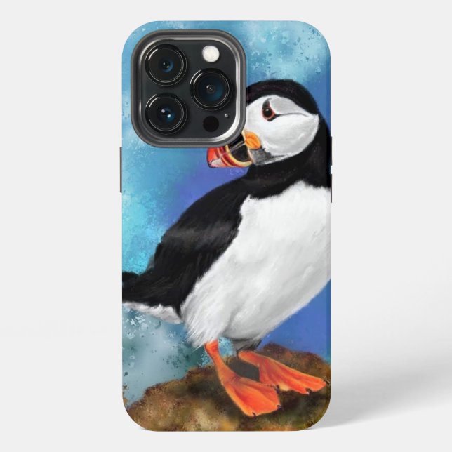 Atlantic Puffin iPhone Case (Back)