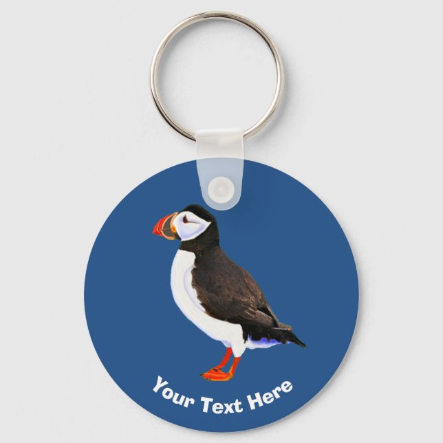 Atlantic Puffin Key Ring (Front)