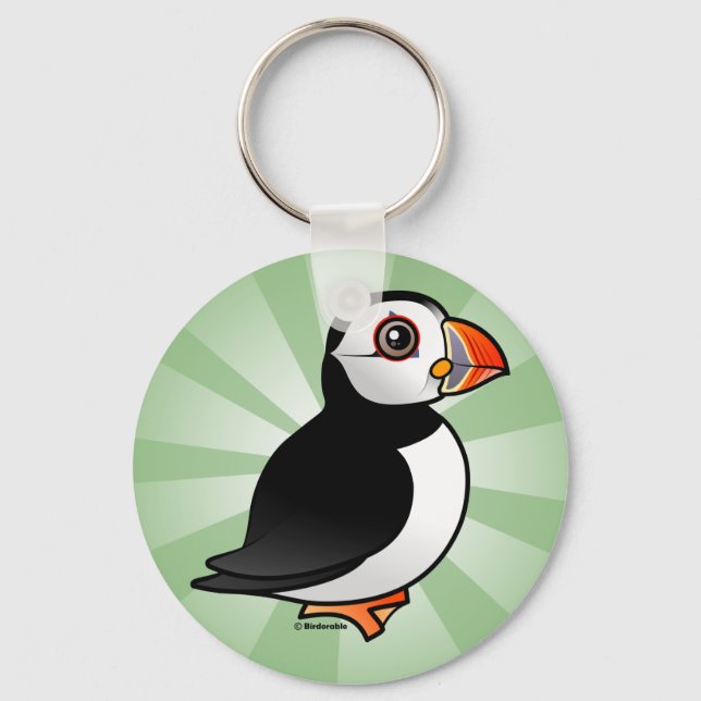 Atlantic Puffin Key Ring (Front)