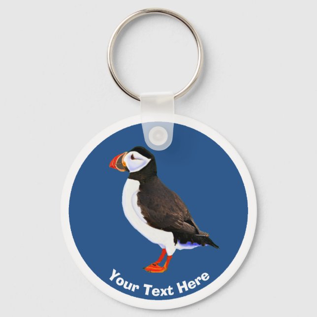Atlantic Puffin Key Ring (Front)