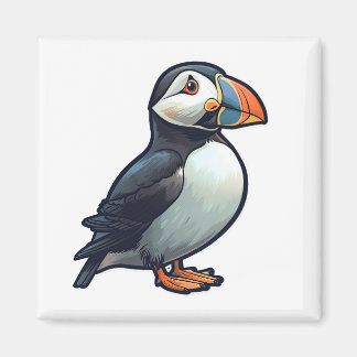 Atlantic puffin magnet