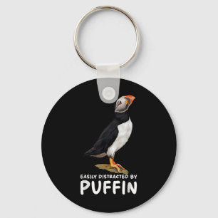 Atlantic Puffin Muffin Seabird Easily Distracted B Key Ring