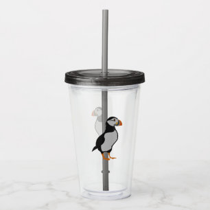 Atlantic Puffin Standing Acrylic Tumbler