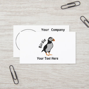 Atlantic Puffin Standing The Good Luck Birdie Business Card