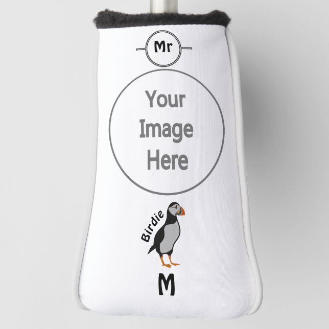 Atlantic Puffin Standing The Good Luck Birdie Golf Head Cover (Rotate 90)
