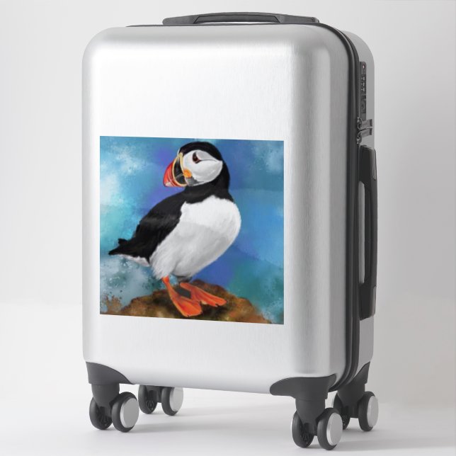 Atlantic Puffin Sticker (Suitcase)