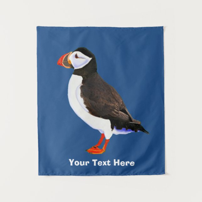 Atlantic Puffin Tapestry (Front)