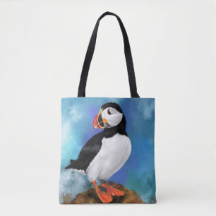 Atlantic Puffin Tote Bag 