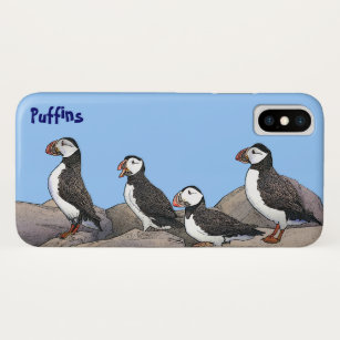 Atlantic Puffins Case-Mate iPhone Case