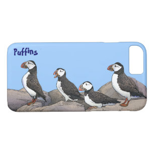 Atlantic Puffins iPhone 8/7 Case