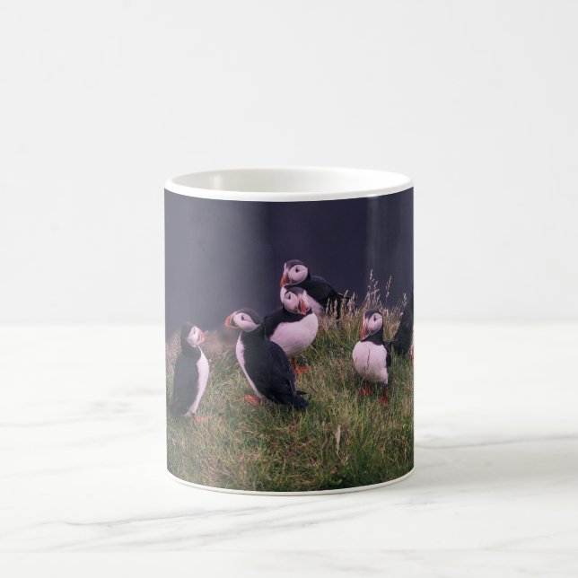 Atlantic Puffins Coffee Mug (Center)