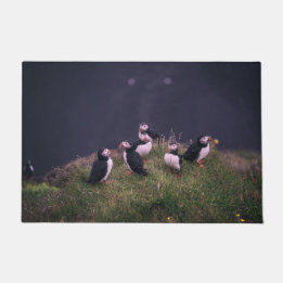 Atlantic Puffins Doormat