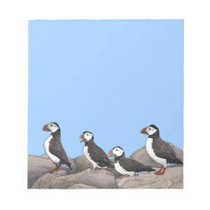 Atlantic Puffins Notepad