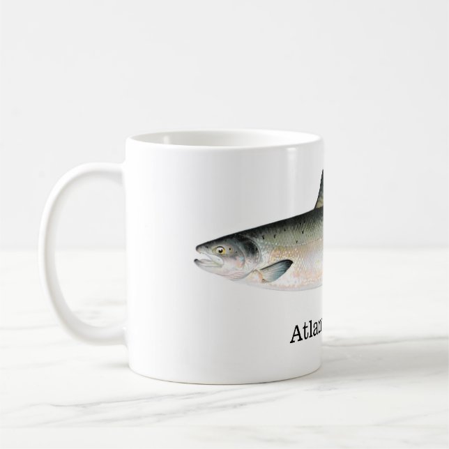 Atlantic Salmon Fish Coffee Mug (Left)