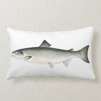 Atlantic Salmon Fish Lumbar Cushion