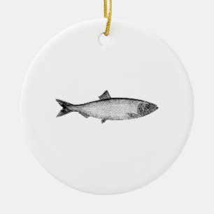 Atlantic Sea Herring Ceramic Ornament