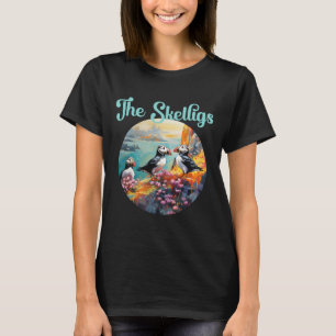 Atlantic Skelligs Michael Puffins Little Island Ir T-Shirt